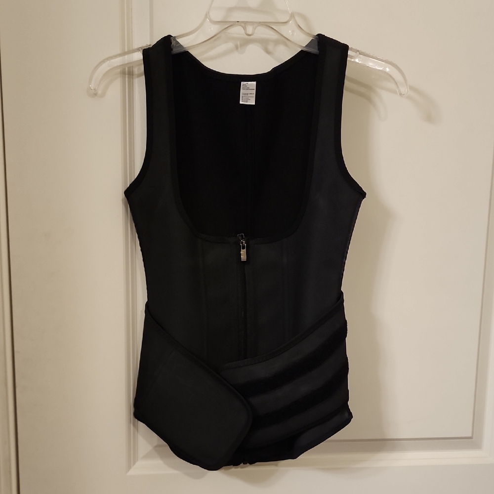 Black Waist Trainer Vest